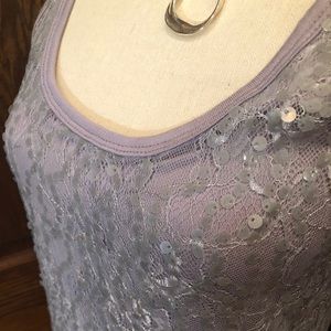 NEW Lavender Sequined Tank